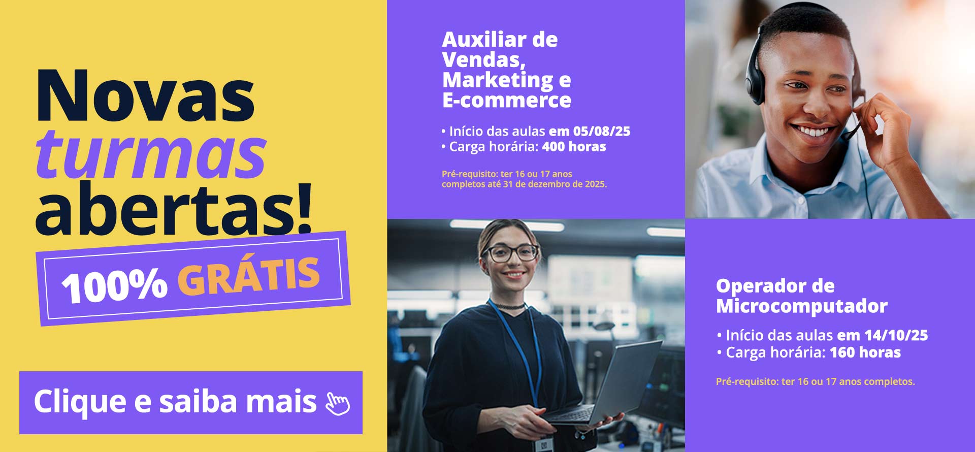 Auxiliar de vendas, marketing e e-commerce