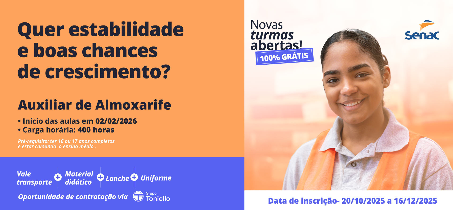 Auxiliar de almoxarife