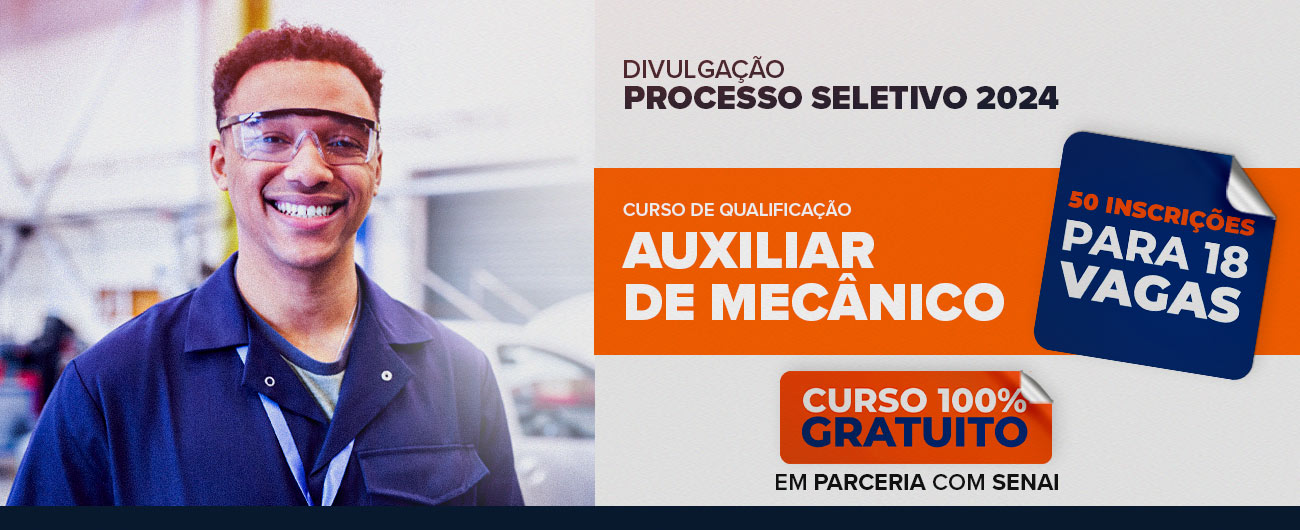 Processo Seletivo Auxiliar de Mecânico 